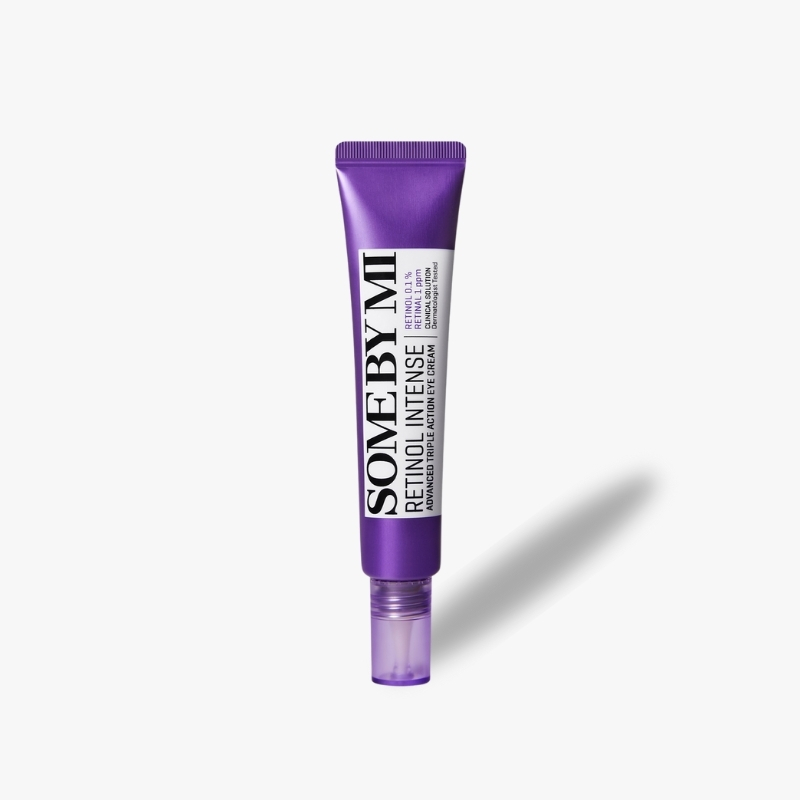 SOME BY MI Retinol Intense Advanced Triple Action Eye Cream 30ml – Korean Retinol Under Eye Cream Anti Aging for Fine Lines – Brightens Dark Circles & Smooths Skin Texture – Korean Skin Care