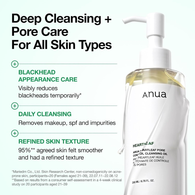 Anua - Heartleaf Pore Control Cleansing Oil - Image 4