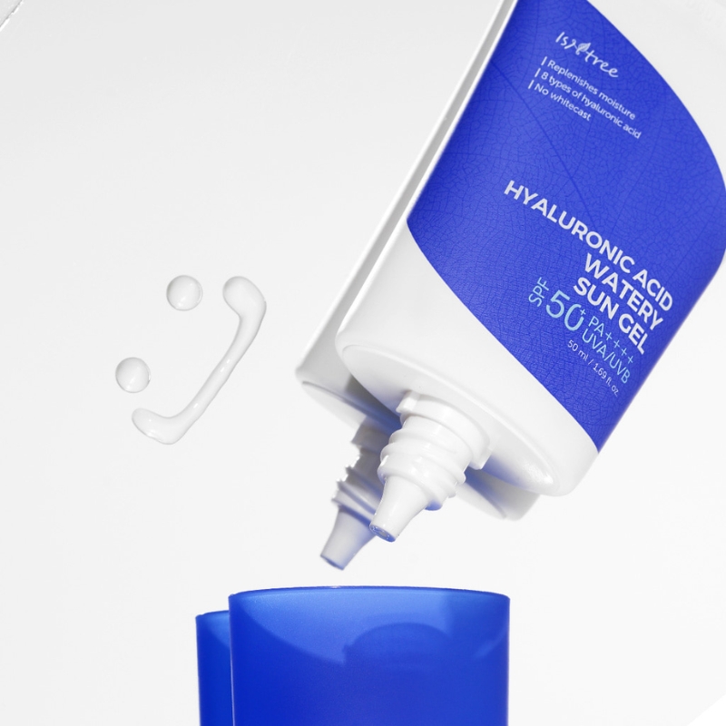 Isntree Hyaluronic Acid Watery Sun Gel Hydrating Sun Protection: Infused with hyaluronic acid, this sunscreen keeps your skin moisturized and protected from UV rays