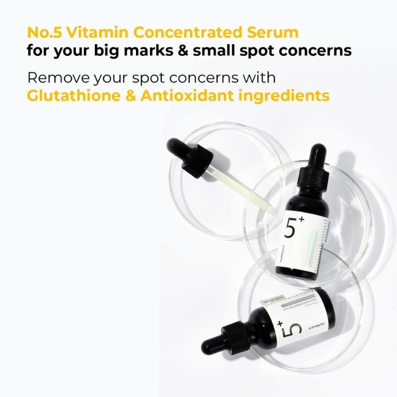 Numbuzin - No.5+ Glutathione Vitamin Concentrated Serum (30ml) - Image 3