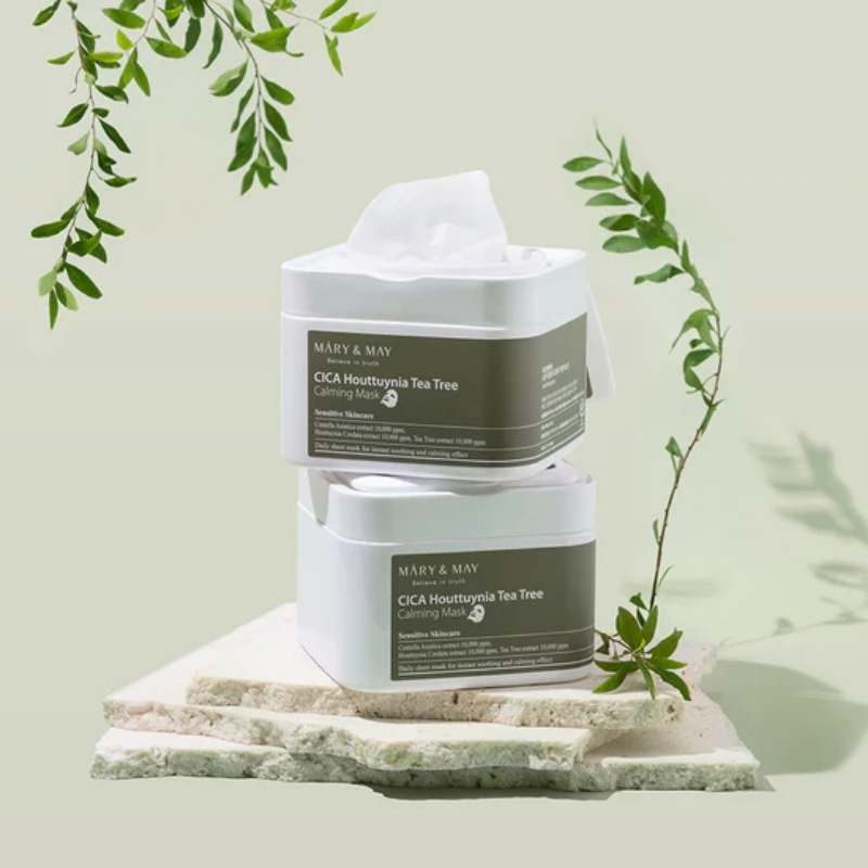 Mary & May - CICA Houttuynia Tea Tree Calming Mask (30ea) - Image 2