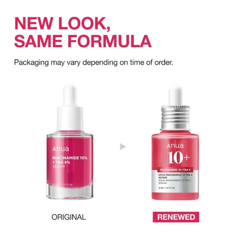 ANUA Niacinamide 10 + TXA 4 Serum, Hyaluronic Acid, Tranexamic acid, Vitamin B12, Facial Serum for Glass Skin, Clarifying, Radiant Complexion with Natural Color, Korean Skin Care