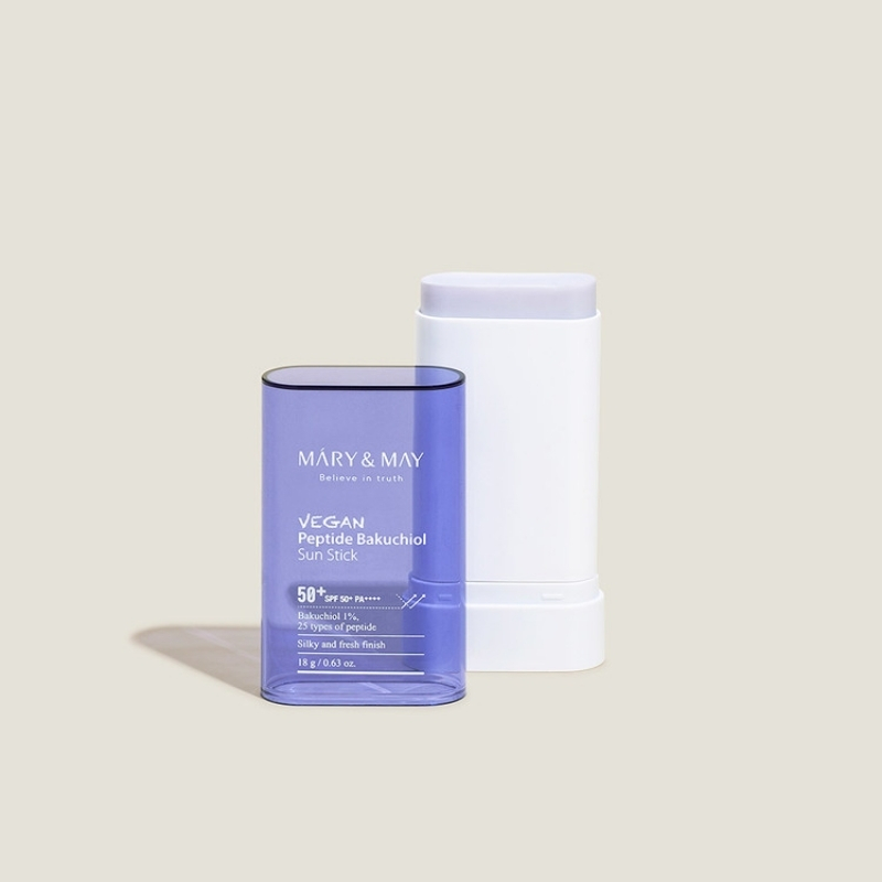 Mary & May - Vegan Peptide Bakuchiol Sun Stick SPF50+ PA++++ 18g - Image 4