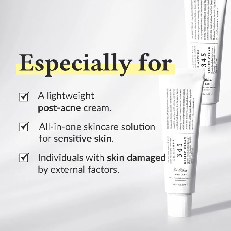 Dr. Althea Resveratrol 345NA Intensive Repair Cream in a sleek white tube, displayed against a clean background, emphasizing its sophisticated packaging and skincare benefits.