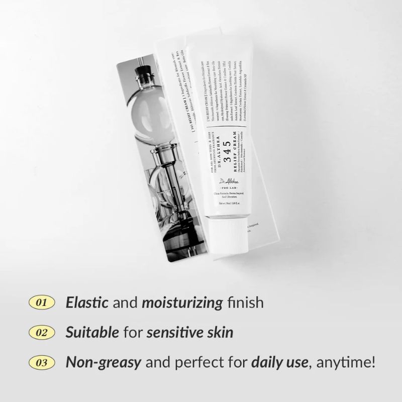 Dr. Althea Resveratrol 345NA Intensive Repair Cream in a sleek white tube, displayed against a clean background, emphasizing its sophisticated packaging and skincare benefits.