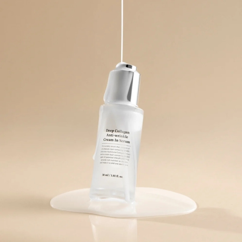 SUNGBOON EDITOR Deep Collagen Anti-wrinkle Cream In Serum | Collagen & Niacinamide Face Serum for Women | Hydrating for Sensitive Skin | Glass Skin Korean Skincare