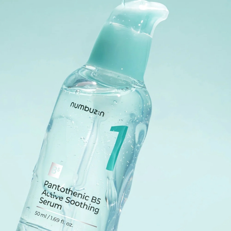 numbuzin No.1 Serum | Pantothenic B5 Active Soothing Serum | Soothing, Hydrating | Pantothenic Acid, Niacinamide | Excess Oil Control, Reduces Breakouts, Acne | Oily, Acne-Prone Skin
