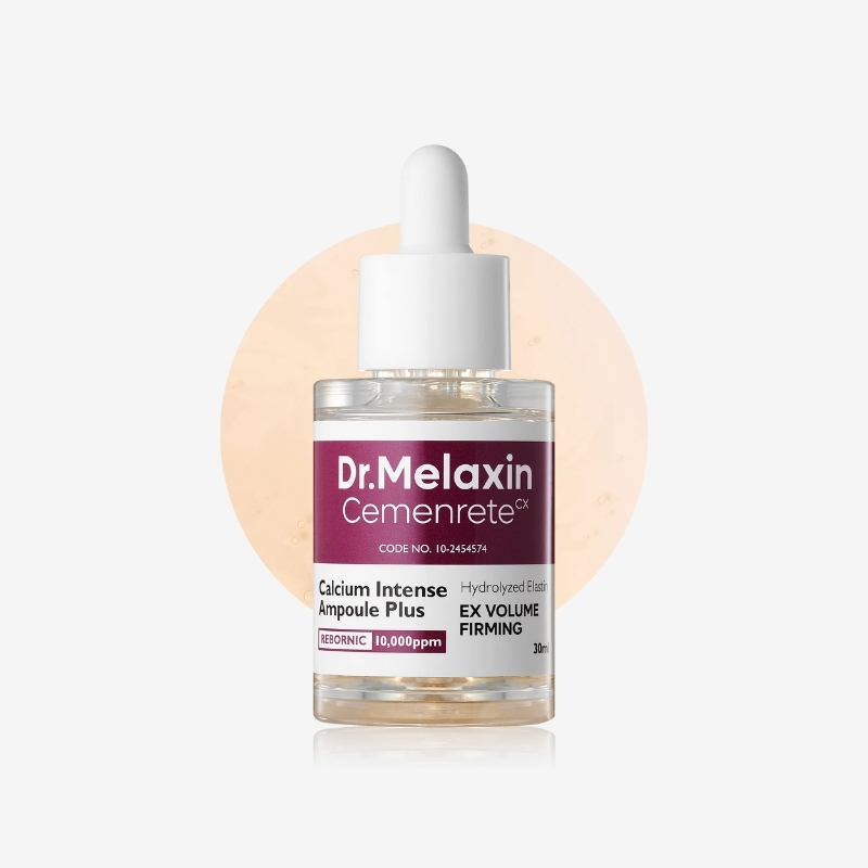 Dr Melaxin Cemenrete Calcium Ampoule Plus with Adenosine and Niacinamide for Sagging Under Eye Skin, Dark Circles, Fine Lines &Eye Bags
