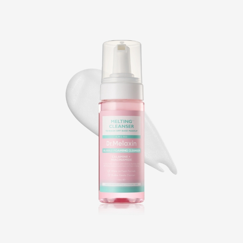 Dr Melaxin Melting Cleanser - Hypoallergenic Makeup remover with Quick Bubble, Deep Pore Cleansing for all skin type, 150ml