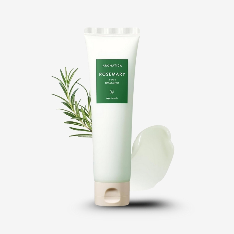 AROMATICA Rosemary 3-IN-1 Treatment 5.4 fl.oz / 160ml - Nourishes, Moisturizes, and Adds Shine & Softness with Rosemary & Betaine