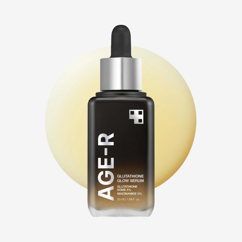 Medicube AGE-R Glutathione Glow Serum - Antioxidant & Elasticity Care Serum for 24Hr Pure Radiance, Korean Glass Glow Skin, Daily Use for Youthful Skin, Korean Skincare