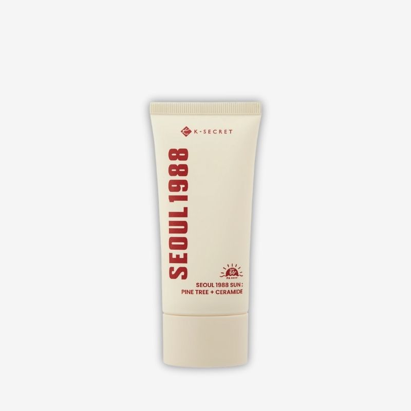 K-Secret Seoul 1988 Sun : Pine Tree + Ceramide, 50Ml For Sensitive Skin Korean Skincare Spf50+Pa++++