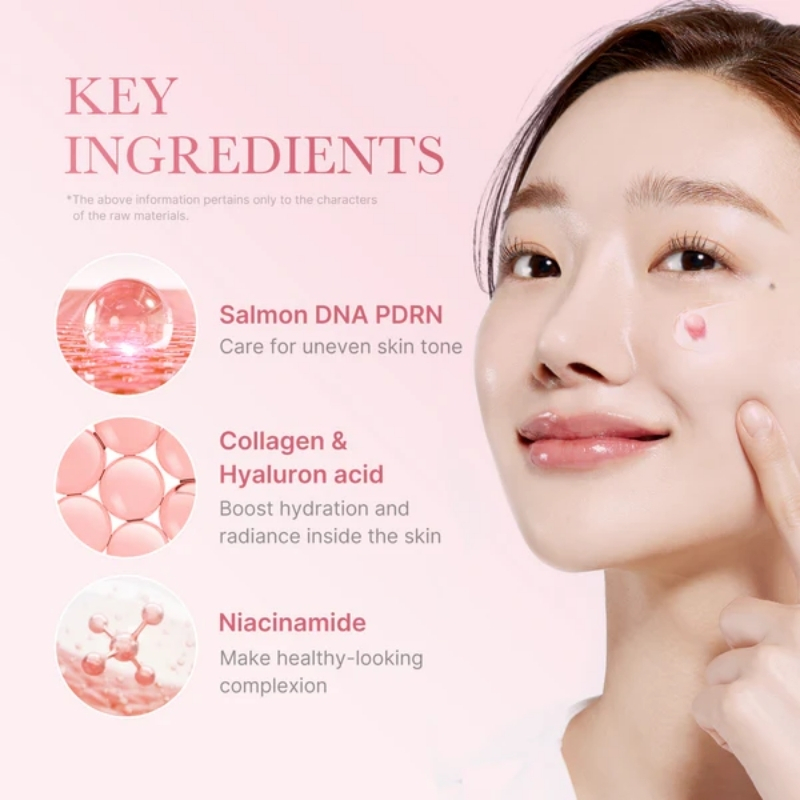 medicube Salmon DNA PDRN Pink Collagen Capsule Cream, Face Moisturizer | Lightweight Moisturizing Cream | PDRN, Niacinamide for Uneven Skin Tone, Glow hydration | Korean Skin Care