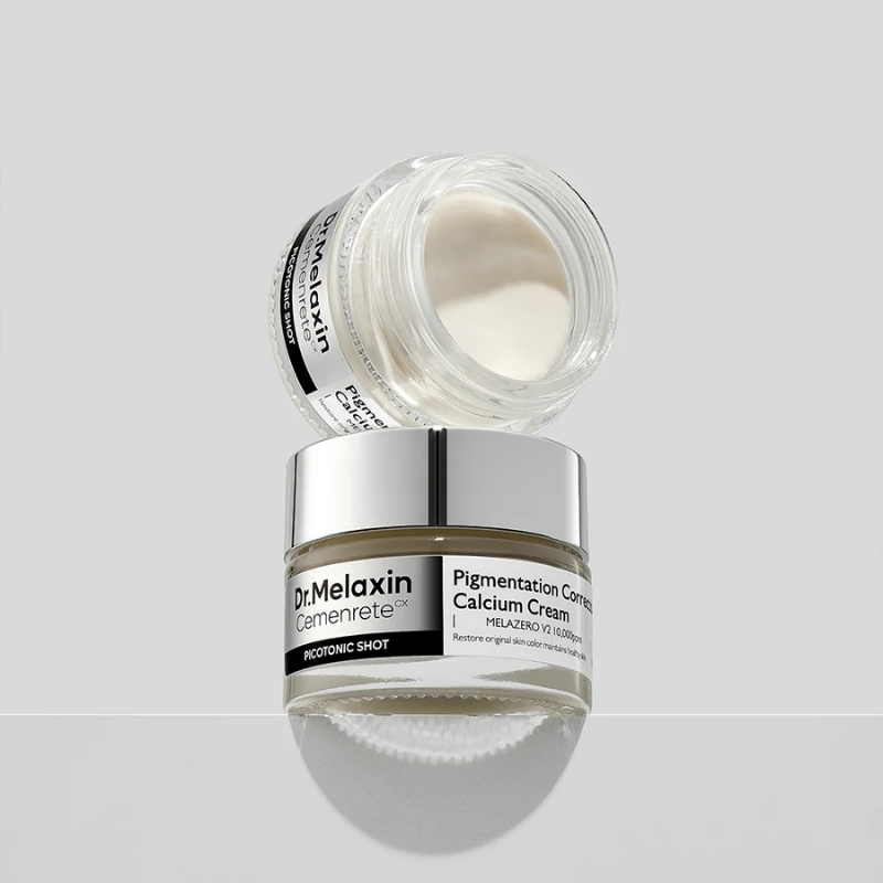 Dr melaxin Cemenrete Picotonic Shot Calcium cream for Even Skin Tone & Skin Clarity korean cosmetic cyprus anti age wrinkles and pigmentation creams