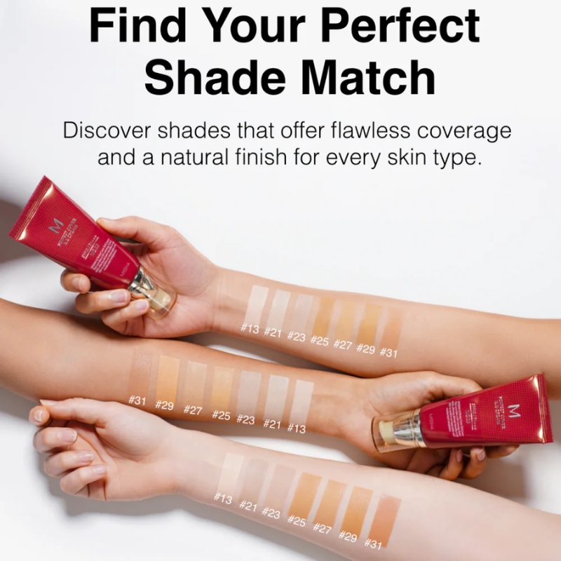 MISSHA M Perfect Cover BB Cream SPF 42 Tinted Moisturizer for face with SPF korean cosmetics cyprus
