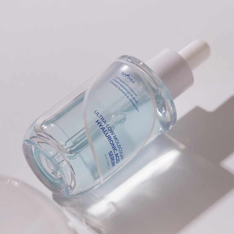 ISNTREE Ultra-Low Molecular Hyaluronic Acid Serum 50ml | Vegan Korean Skincare | 14-Complex Hyaluronic Acid | Deep Hydration | Lightweight & Fast-Absorbing