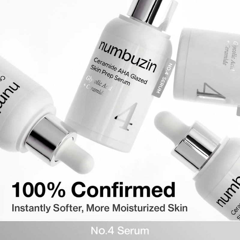 Numbuzin No.4 Ceramide AHA Glazed Skin Prep Serum Mini Kit (1.3ml*10EA), Numbuzin Cyprus