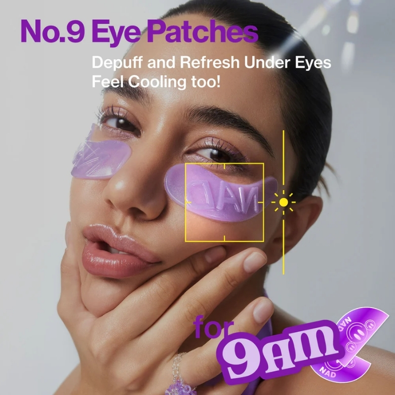 numbuzin No.9 Eye Patches | NAD+ Collagen Under Eye Patches | Dark Circles, Cooling, Puffy Eyes, Eyebags, Wrinkles | Peptides, Caffeine, Niacinamide | Self Care, Gift | 5 Pairs, Numbuzin Cyprus, No.9 NAD+ Collagen Under Eye Patches (5 Pairs)