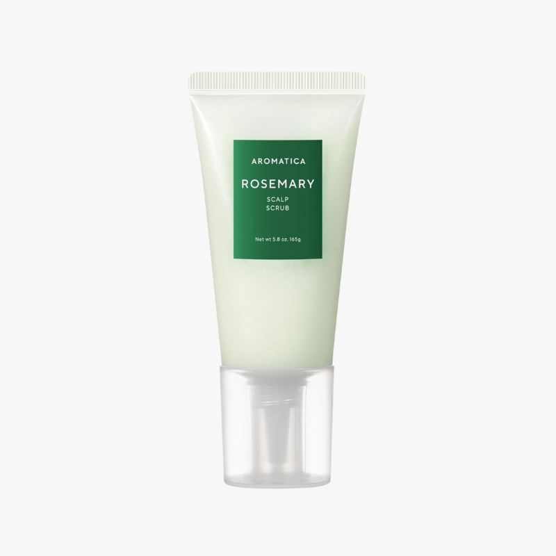 AROMATICA Rosemary Scalp Scrub 5.82oz / 165g, Scalp Treatment, Scalp Exfoliator with Salt Scrub for Oily Scalp, Dandruff, Build Up Remover