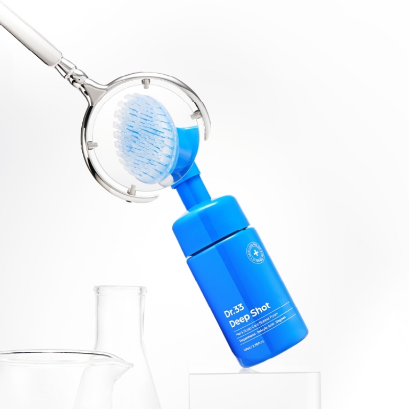 Seapuri Leave-In Exfoliating Scalp Treatment - Detox Bubble Tonic for Dry & Itchy Scalp, Removes Flakes, Sebum & Buildup, Salicylic Acid & Menthol, Korean Hair Care