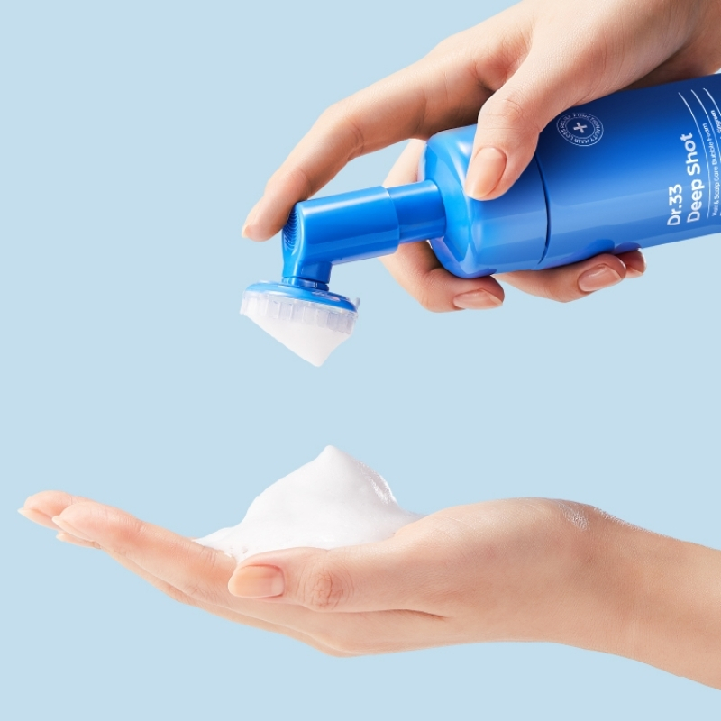 Seapuri Leave-In Exfoliating Scalp Treatment - Detox Bubble Tonic for Dry & Itchy Scalp, Removes Flakes, Sebum & Buildup, Salicylic Acid & Menthol, Korean Hair Care