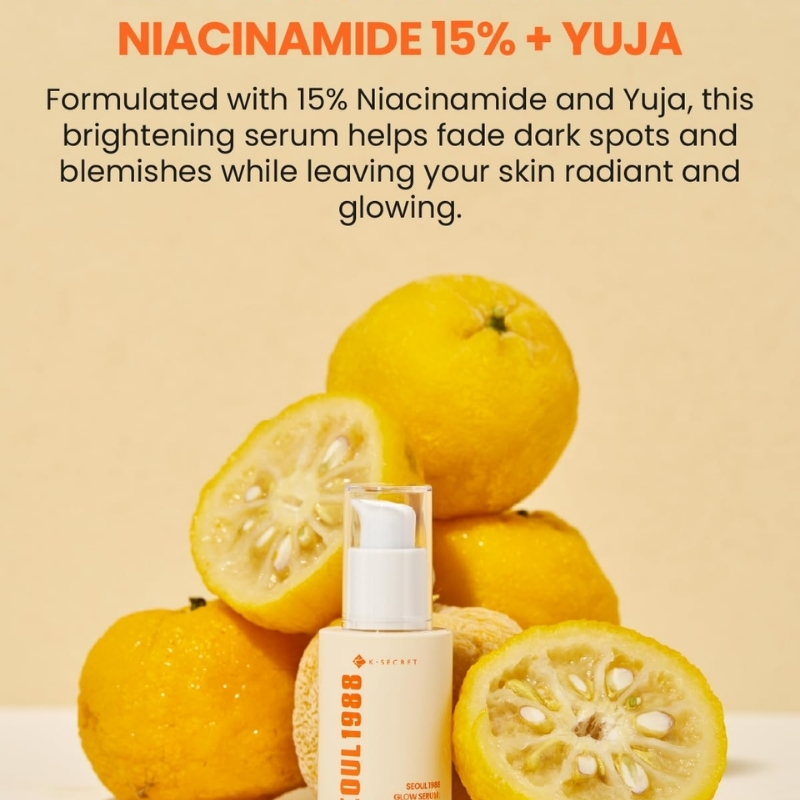 ksecret SEOUL 1988 GLOW SERUM : NIACINAMIDE 15% + YUJA