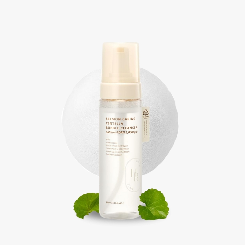 HEVEBLUE Salmon Caring Centella Bubble Cleanser 200ml