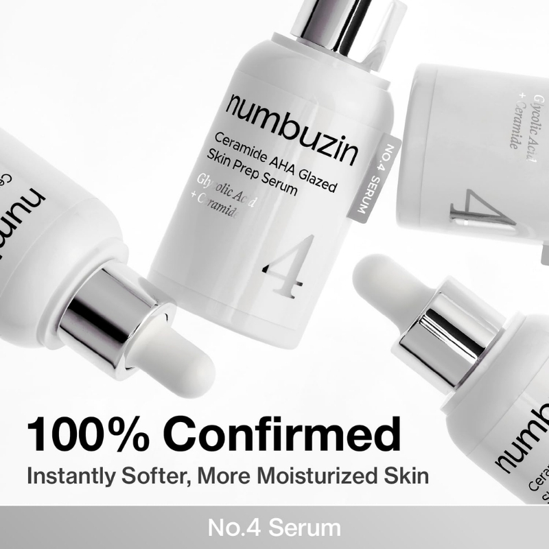 numbuzin - No.4 Ceramide AHA Glazed Skin Prep Serum