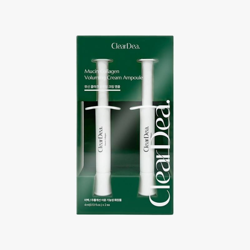 ClearDea - Mucin Collagen Voluming Cream Ampoule 2pcs