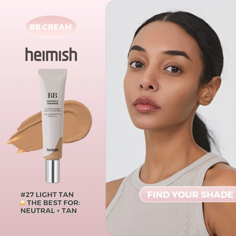 Heimish - Moringa Ceramide BB Cream SPF 30 PA++ - 5 Colors - Image 3