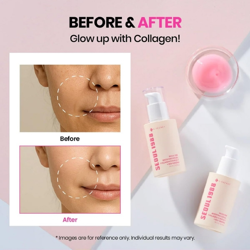 K-SECRET - SEOUL 1988 Boosting Serum : Collagen Complex 7 + Red Ginseng 30ml - Image 3
