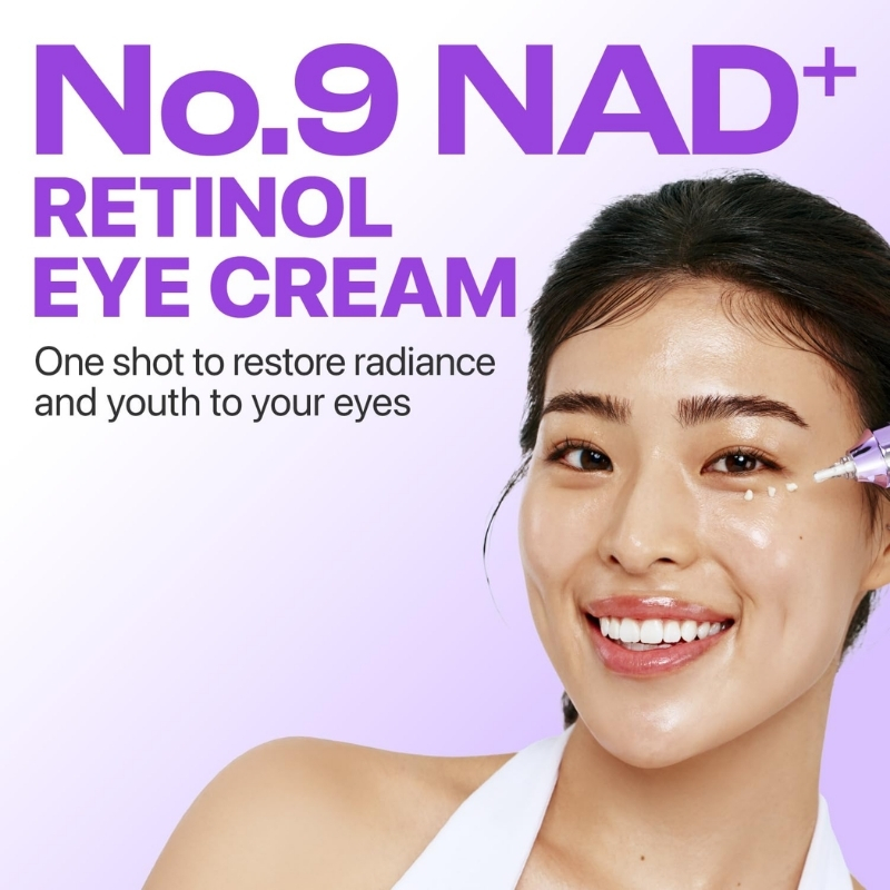 Numbuzin - No.9 NAD+ Retinol Volumetox Eye Cream 10ml - Image 2