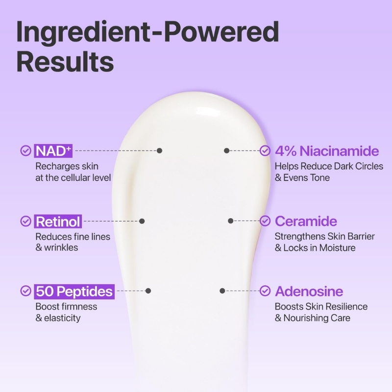 Numbuzin - No.9 NAD+ Retinol Volumetox Eye Cream 10ml - Image 5