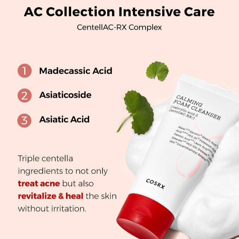 Cosrx - AC Collection Calming Foam Cleanser 150ml - Image 5
