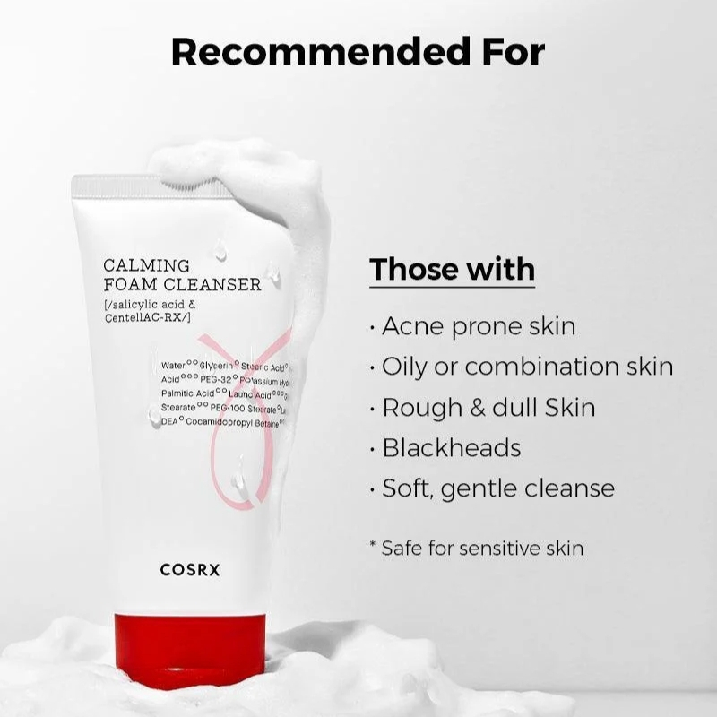 Cosrx - AC Collection Calming Foam Cleanser 150ml - Image 3